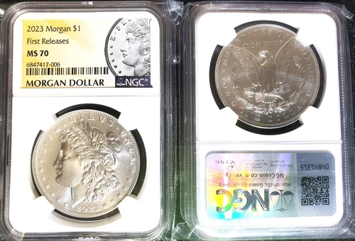 2023 Morgan $1 Dollar NGC MS70 .999 Silver First Releases