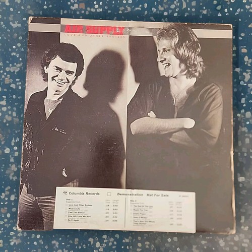 AIR SUPPLY - Liebe und andere Prellungen PROMO VINYL SCHALLPLATTE ALBUM LP