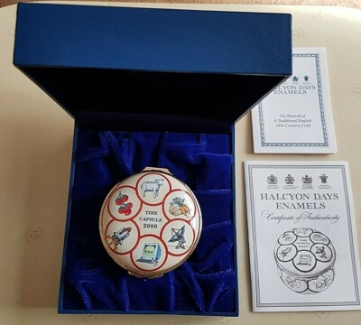 Halcyon Days Box ''Time Capsule 2000'' Limited Edition # 184 zertifiziert