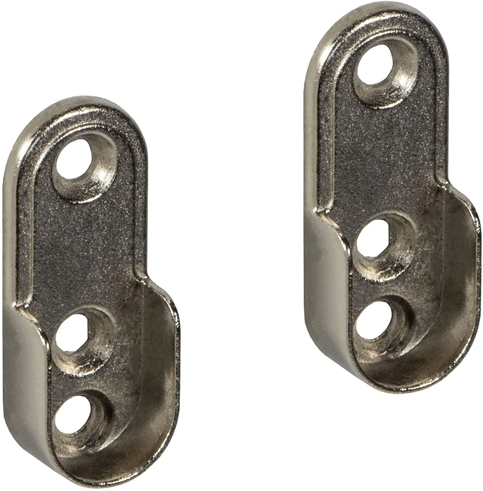 Vestiti Ovale Tubo Armadio Asta Guardaroba Cromo 600 - 2000 MM Tubo Mobili - Immagine 3 di 4