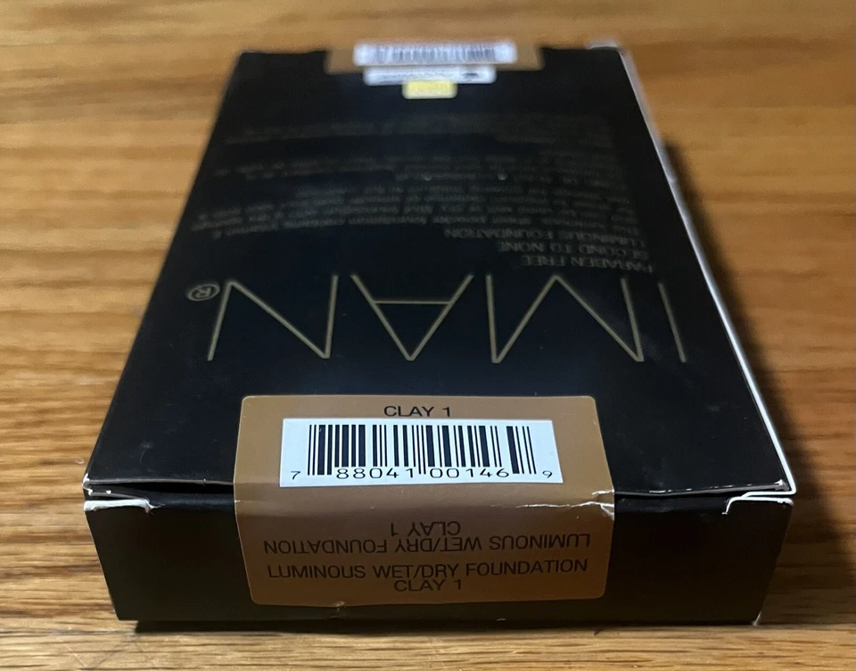 Base luminosa Clay 1 - IMAN COSMETICS Second To None, 0,35 oz (10 g) nueva en caja Foto 4 de 4