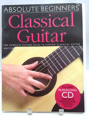 Absolute Beginners Classical Guitar Sheet Music Song Book CD Self Teach      M33