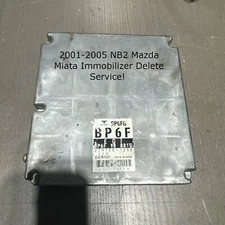 2001-2005 Mazda Miata NB2 MX-5 ECU IMMOBILIZER OFF DELETE, SERVICE PLUG & PLAY