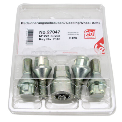 LST Felgendeckel Sicherungsschrauben 4er Set - M8 X 1,25 Für Opel Astra