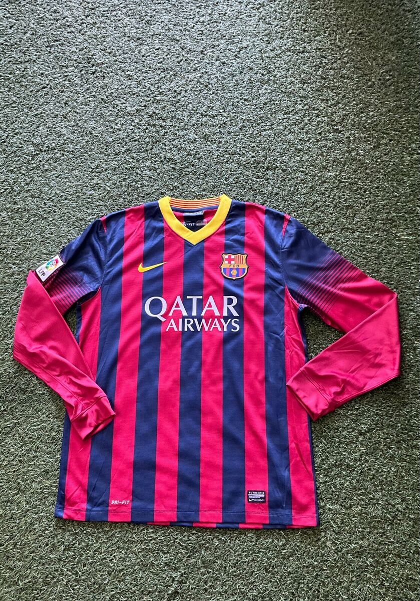 Nike FC Barcelona Men's Home L/S Jersey 13/14 - Blue/Red | eBay Nike FC Barcelona Men's Home L/S Jersey 13/14 - Blue/Red | eBay
