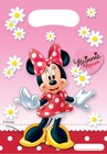 Disney Minnie Mouse Polka Dot Party Favour/Loot Bags x 6 - Children's Party