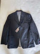 NORDSTROM Boys Black Lined 3-Button Sport Coat Jacket Blazer NWT 14