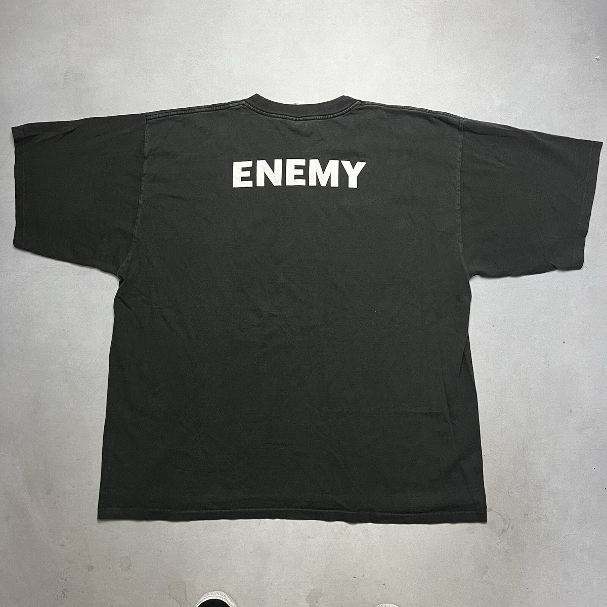 Vintage 90s George Bush Enemy Single Stitch T Shirt 2XL | eBay