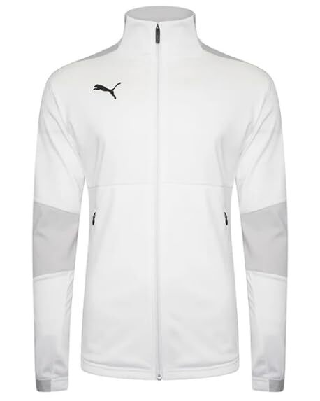 Clothing PUMA Final Training Jacket - White / Grey Violet (Small) Clothing NUOVO