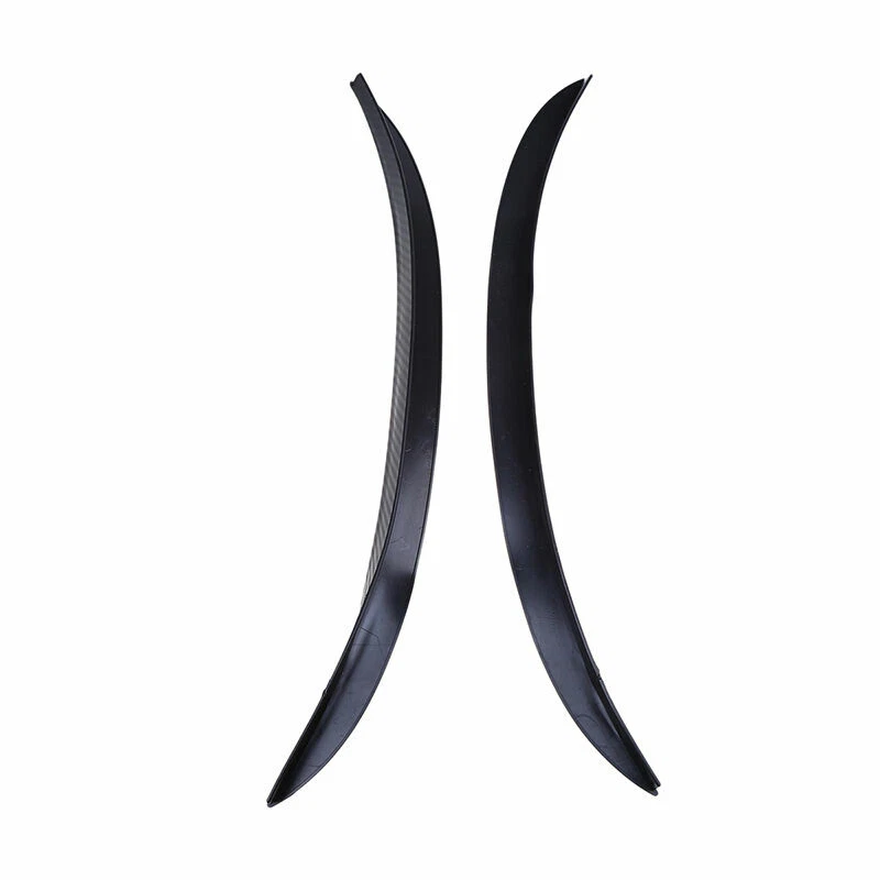 2x Fibra de Carbono Estilo Rueda Coche Arco Acampanado Protector Borde Labios Guardabarros Foto 2 de 4