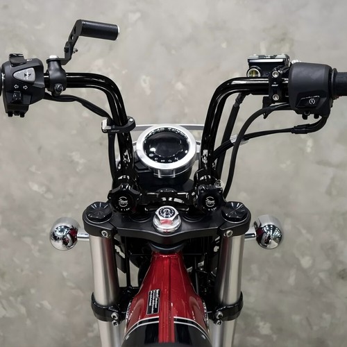 Foldable Handlebar set Black New JB02 JB03 For Honda Monkey 125 Dax ST 125 JB04 - Picture 3 of 20