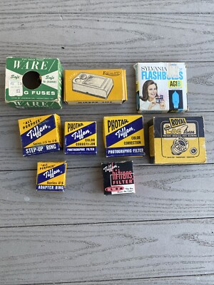 Lot Of Vintage Photography Supplies