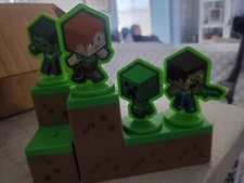 Decopac Cake Topper 28831 MINECRAFT MOBS BEWARE! 6 Piece Set 