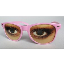 "USA Brown" - Unique Novelty Fun Glasses with Eyes from WeyesEyes.com