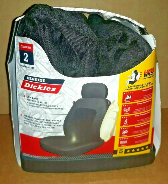 Dickies Premium Universal Fit Low Back Phoenix Black Seat CoversBrand New! eBay