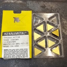 Qty 8 Kennametal TPG 322 TPG322 TPGN 160308 TPGN160308 KC730 Carbide Inserts