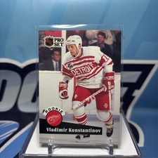 1991-92 Pro Set #533, VLADIMIR KONSTANTINOV RC ??? Rookie Card. rookie card picture