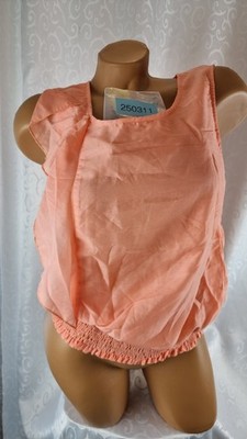 Vera Moda Damen Bluse Ohne Ärmel Größe XS  Farbe Aprikose Neu mit Etikett 250311
