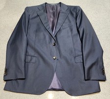 Suit Supply Sz 50 Vitale Barberis Canonico Super 110s Wool Lazio Single Blazer