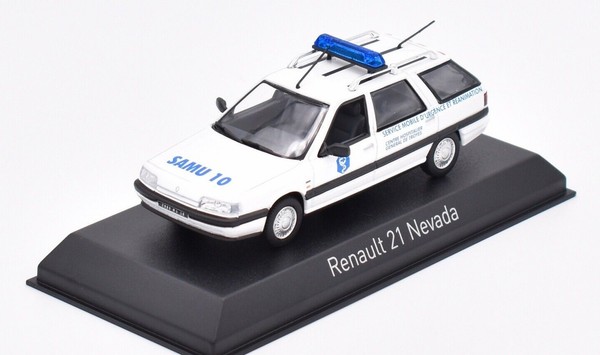 Norev - Renault 21 Nevada 1991 Samu - 1/43 - NOREV512137-image