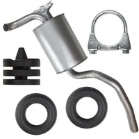 Endtopf Auspuff EndschalldäMpfer FüR Mercedes 190 W201 2.0I 2.0 D