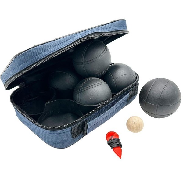 Kule DO GRY 6 SZT- Boule Petanque Czarne Pokrowiec Enero PRO Kule DO GRY 6 SZT--image