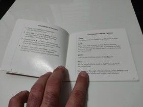 Sol-Feace Sega CD Genesis Instruction Manual Only  No Game