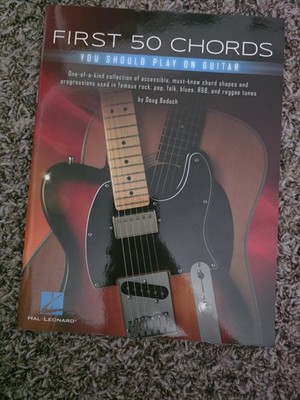 First 50 Chords You Should Play on Guitar - Guitar Educational Book 