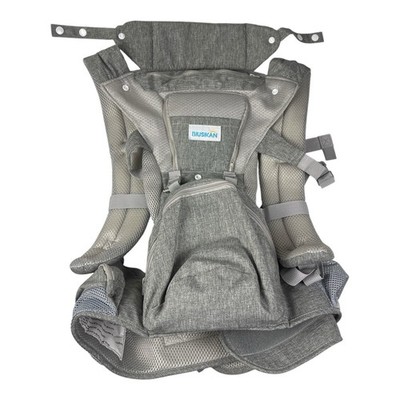 Baby Carrier Newborn-Toddler BIUSIKAN Premium Fabric 6-in-1Baby Carrier OPEN NEW