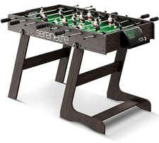 ⚽ SereneLife Foldable 4ft Football Table / Foosball Game – New ⚽