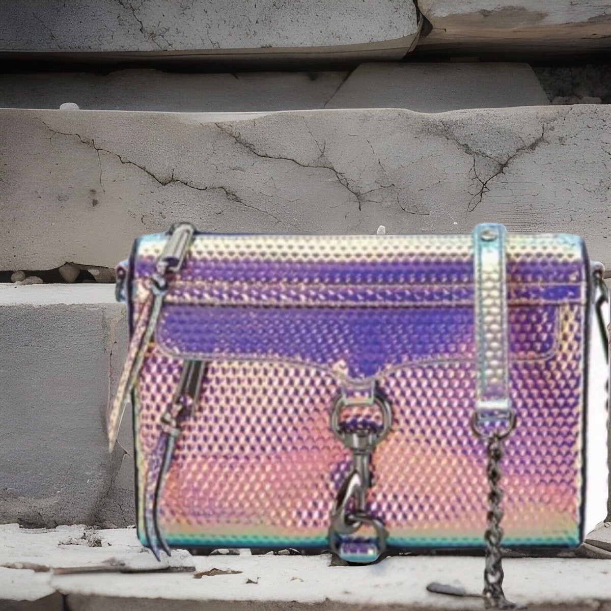 Minkoff Mini Mac Crossbody Rebecca Minkoff Lilac Bag NWT Rebecca