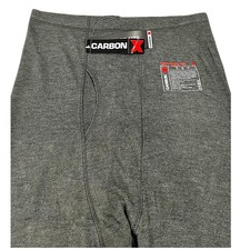 NWT CarbonX Men's L FR Baselayer Thermal Pants Flame Resistant Gray