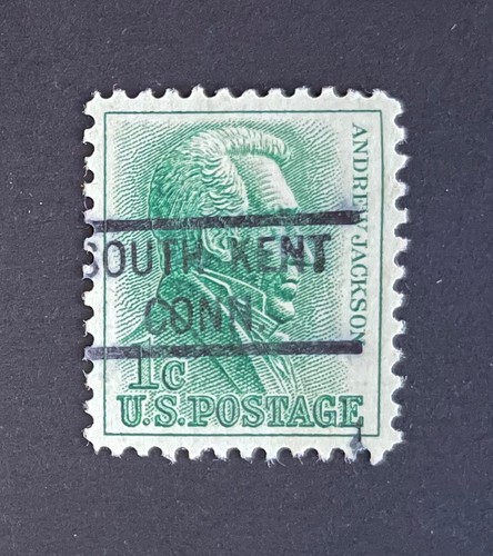 South Kent, Connecticut Type 821 Precancel - 1 cent Jackson - U.S. #1209 - CT
