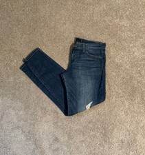 Flying Monkey Platinum Distressed Skinny Jeans MADE IN USA Size 26 (32x28)