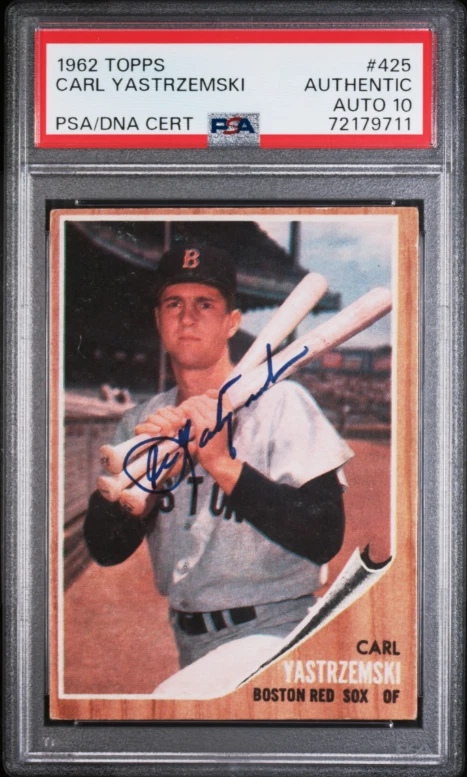 Carl Yastrzemski 1962 Season Baseball Sports Trading Cards