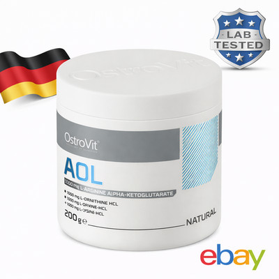 OstroVit AOL 200g Pulver AAKG Ornithin Lysin Vegan 66 Portionen Aminosaeure EU X