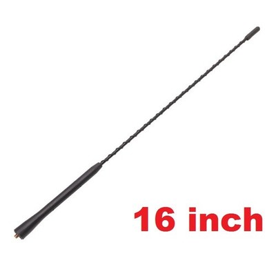 Mástil Corto Para Saab 9-3 1999-2011 Antena Corta De 7 Pulgadas AM/FM Para Saab 9-3 Cabrio 1999-2011 - Color Negro, Goma Rígida, Reemplazo Directo Antena Corta Para Saab 9-3 Cabrio