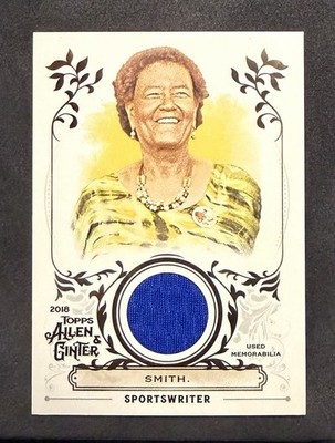 2018 Topps Allen Ginter Full Size Relics - Claire Smith #CSM Sports Writer (MEM)