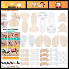 18 Pairs Adjustable High Heel Cushion Pads  Toe Filler Inserts for Pain Relief