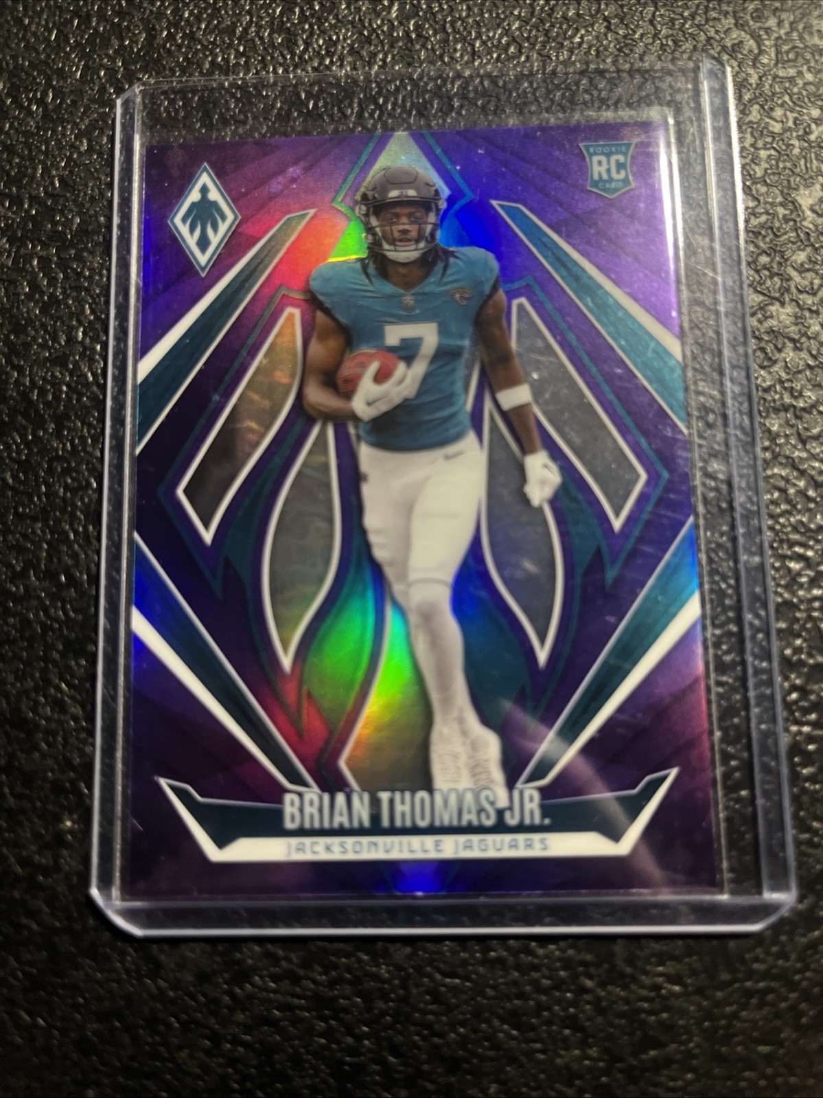 2024 Panini Phoenix Brian Thomas Jr. Purple Fade Rookie #164 Jaguars