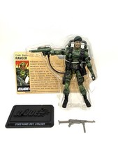 HASBRO GI JOE 25th STALKER ULTIMATE BATTLE PACK COMPLETE FIGURE with File Card