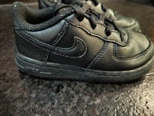 Nike Air Force 1 low Black Toddler US 10c