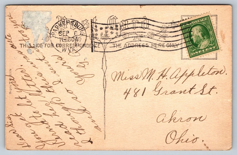 Vintage 1908 Humorous Comic Postcard 'We Can All Be Sports' Signed Tom Lad - Image 2 of 2