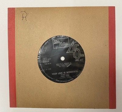 Four Tops:If I were a carpenter/Your love is wonderful:UK Tamla Motown
