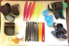 Tupperware Tiny Treasures - citrus peelers sifters keychains and more -NEW