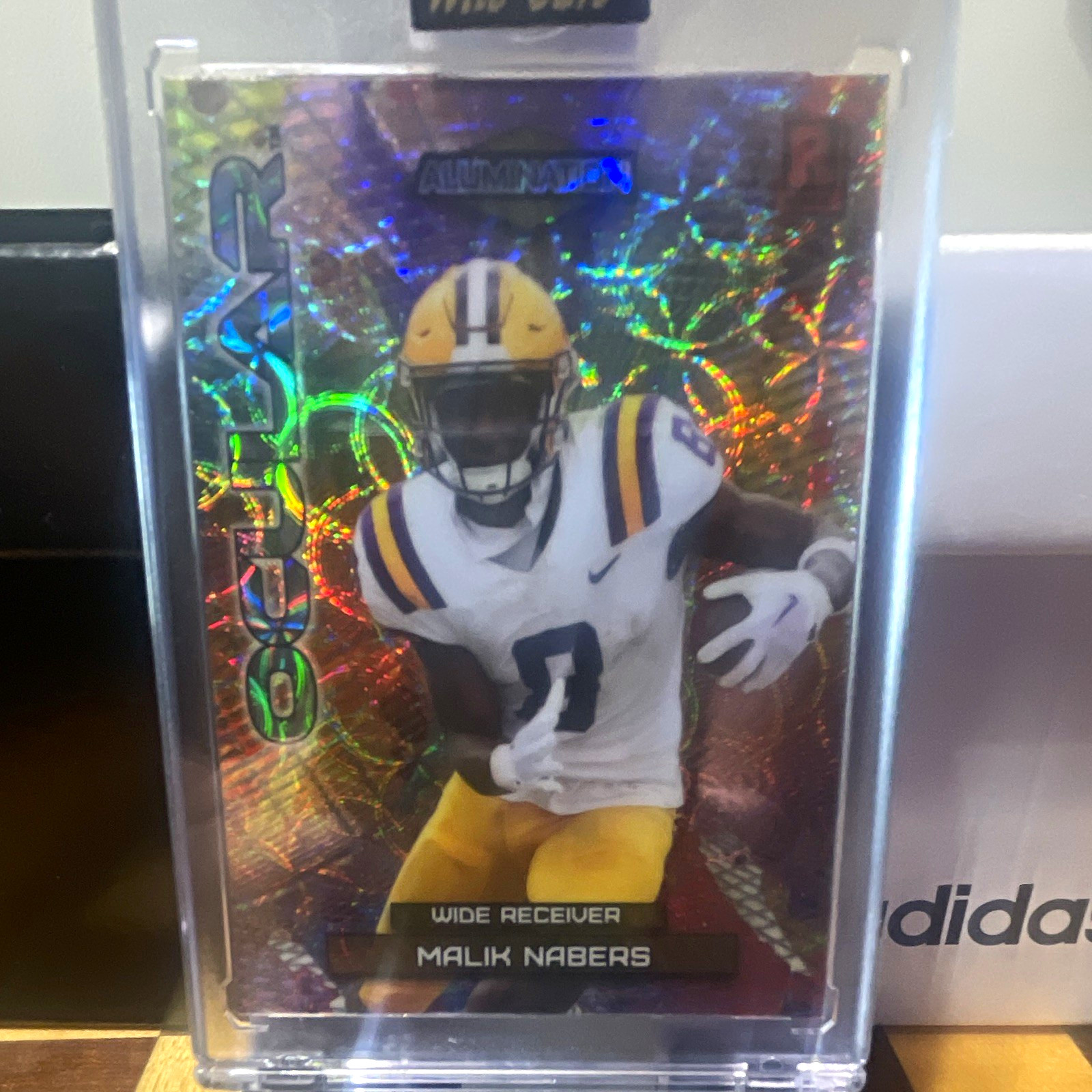 Wild Card Malik Nabers 2023 Alumination Ocular #AD-MN 22/50 LSU NCAA Football