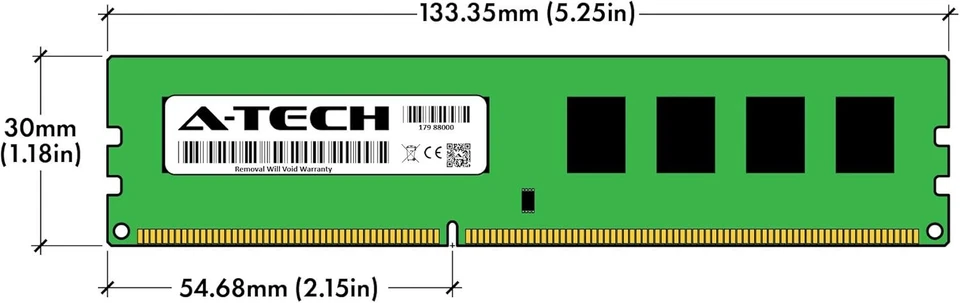 A-Tech 4GB DDR3 1600MHz PC3-12800 RAM Module for Samsung M378B5173DB0-CK0 - Image 2 of 4