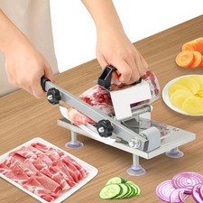 Manual Frozen Meat Slicer - For Home Kitchen,...