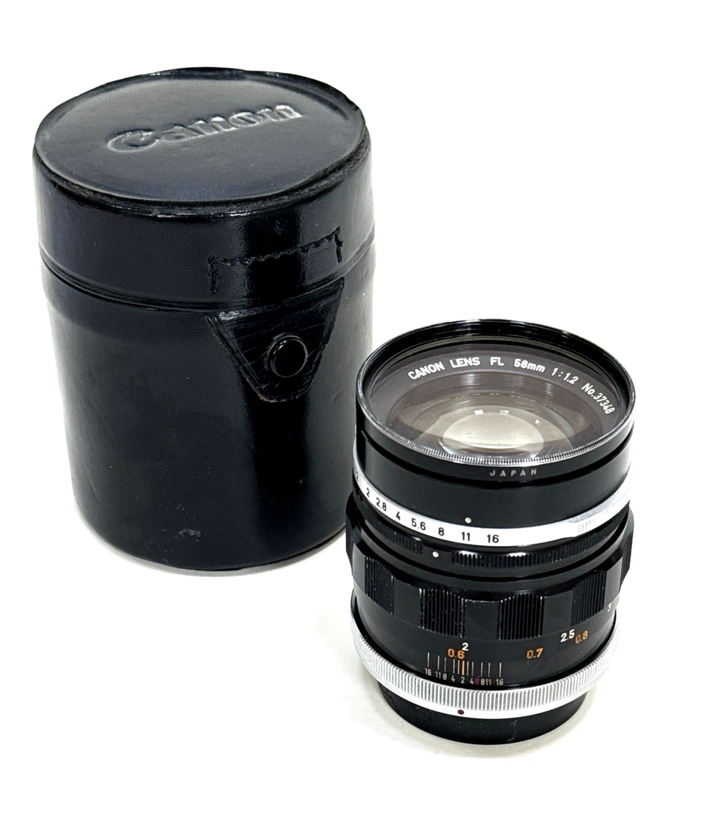 Preços baixos em Lentes de câmera Canon FL f/1.2 55mm Focal | eBay