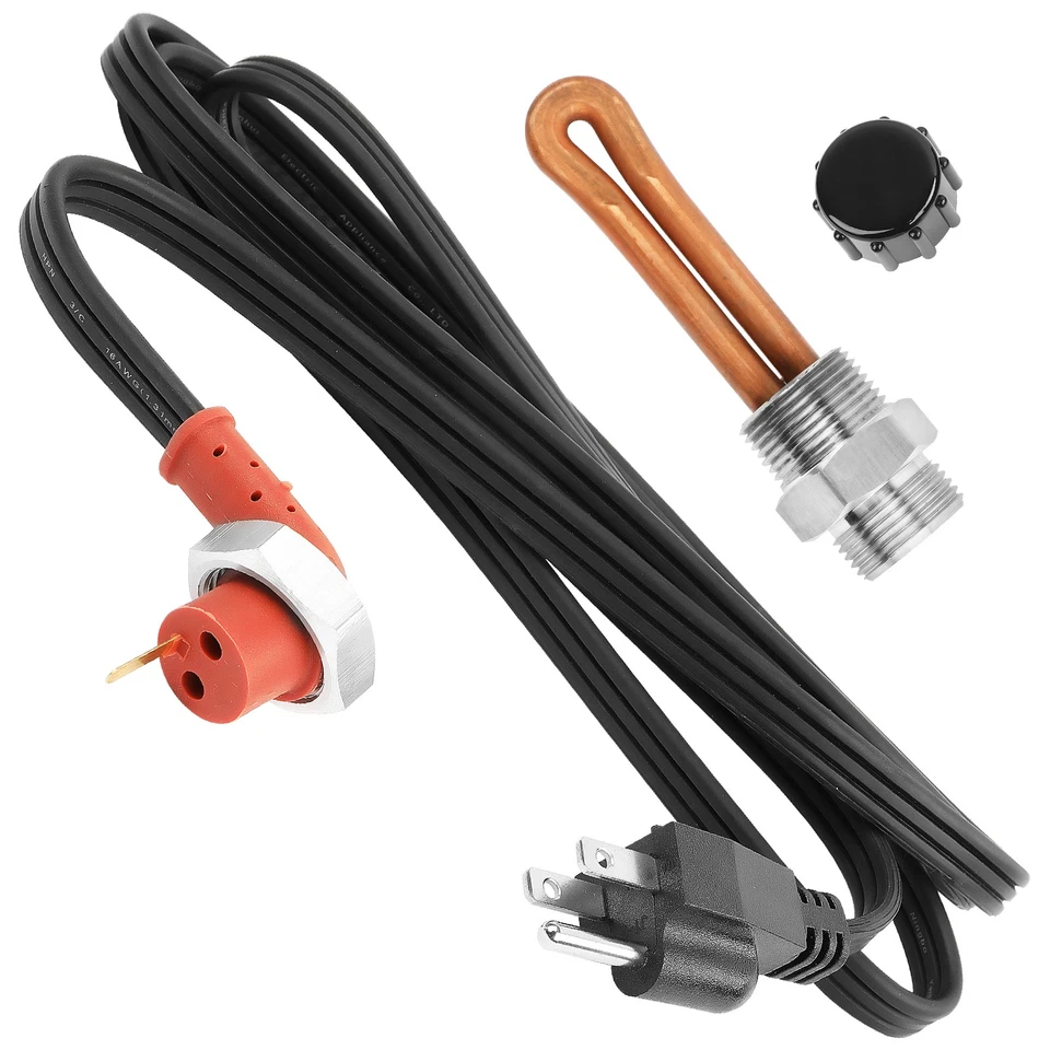 Turbo Engine Block Heater For Dodge Ram 2500 3500 5.9L 6.7L Cummin 5003619AB New Foto 3 de 4